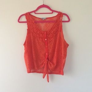 Orange Charlotte Russe Tank Top